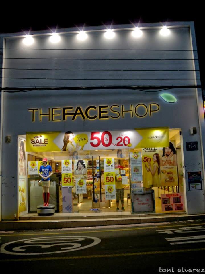 The Face Shop store along U-dong Street 