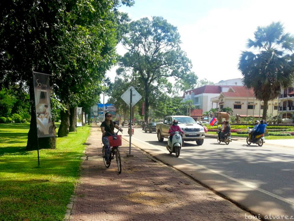 Biking in Siem Reap