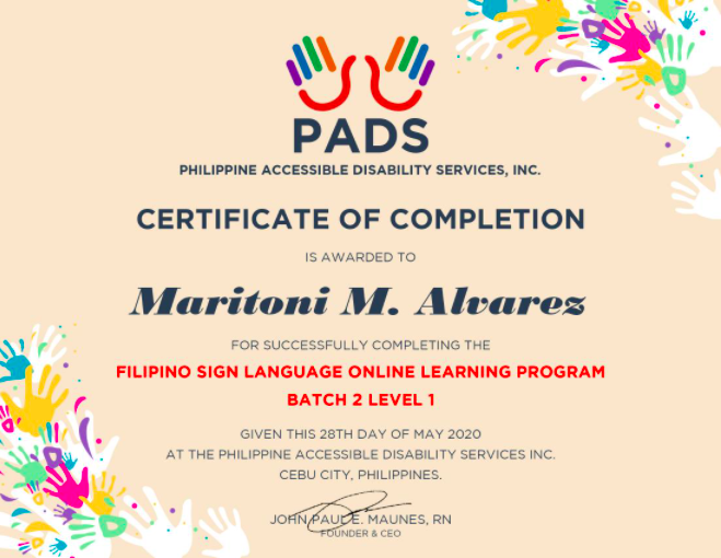 Filipino Sign Language Course
